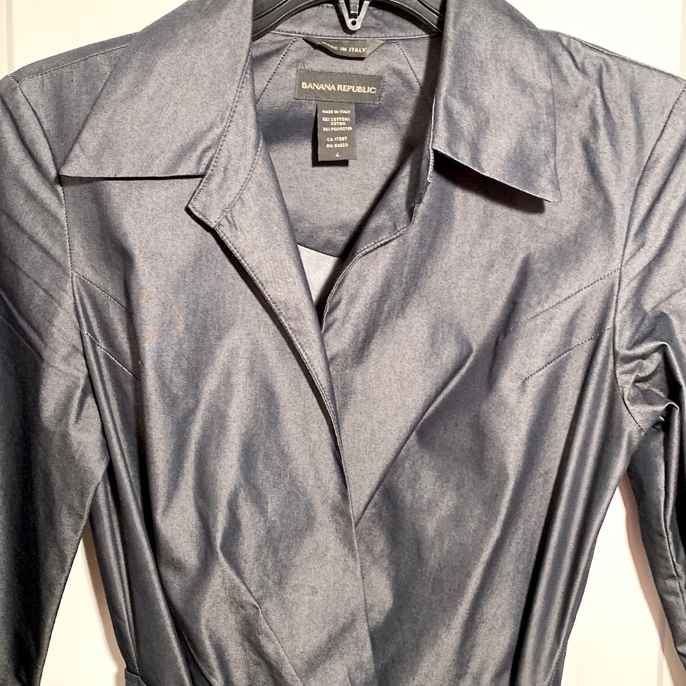 Banana Republic Charcoal Long Sleeve Dress - Picture 4 of 4